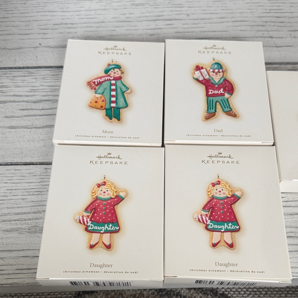 Hallmark Keepsake Family Ornament Collection - Red and Green